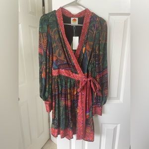 FARM Rio faux wrap dress.